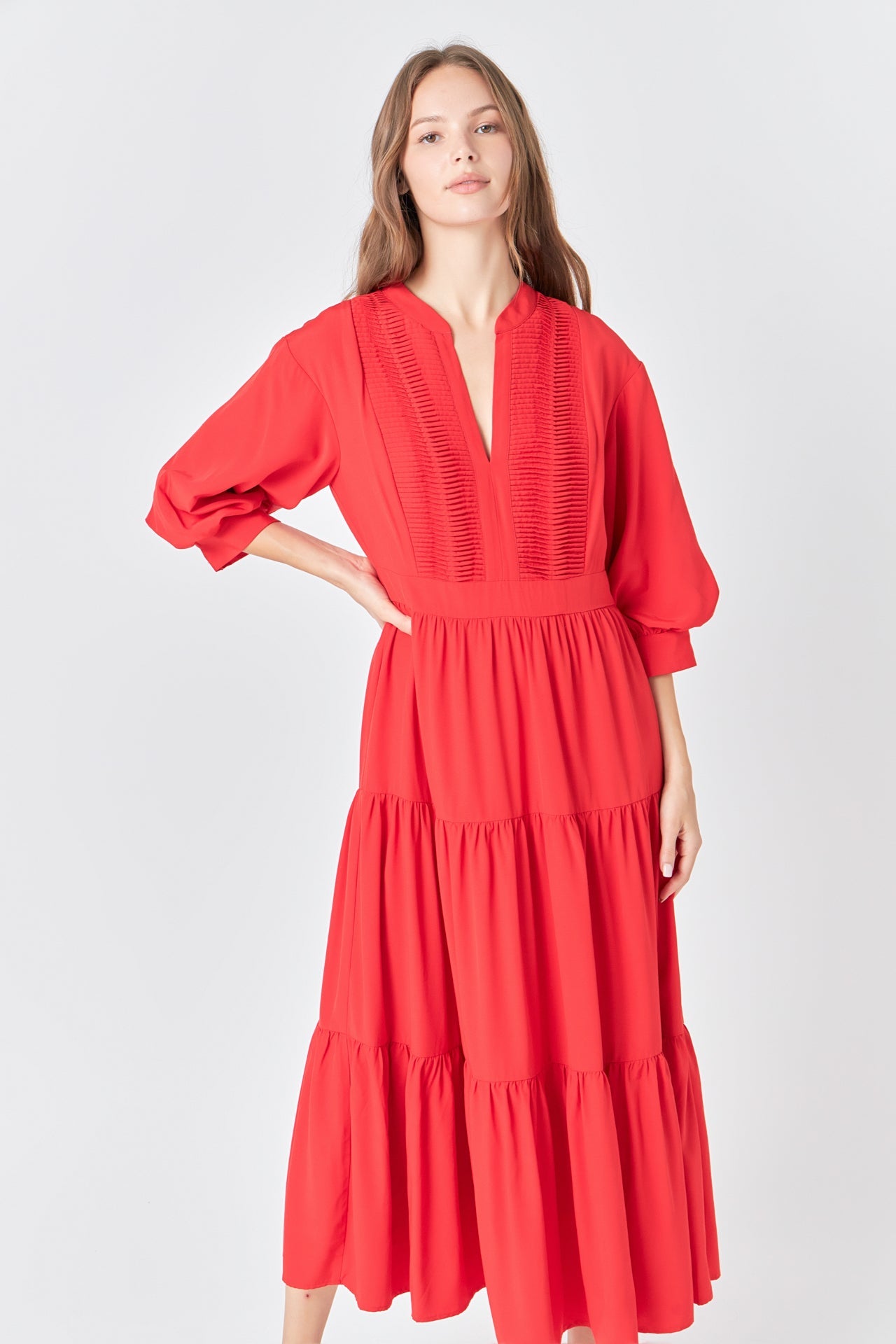 ENDLESS ROSE - Pin Tuck Dress - DRESSES available at Objectrare