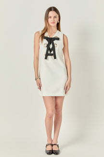 Eyelet Mini Dress