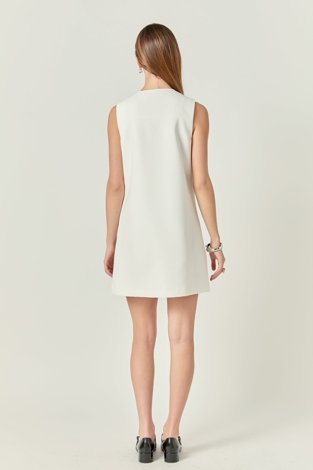 Eyelet Mini Dress