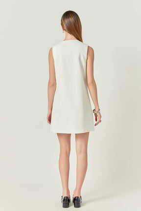 Eyelet Mini Dress