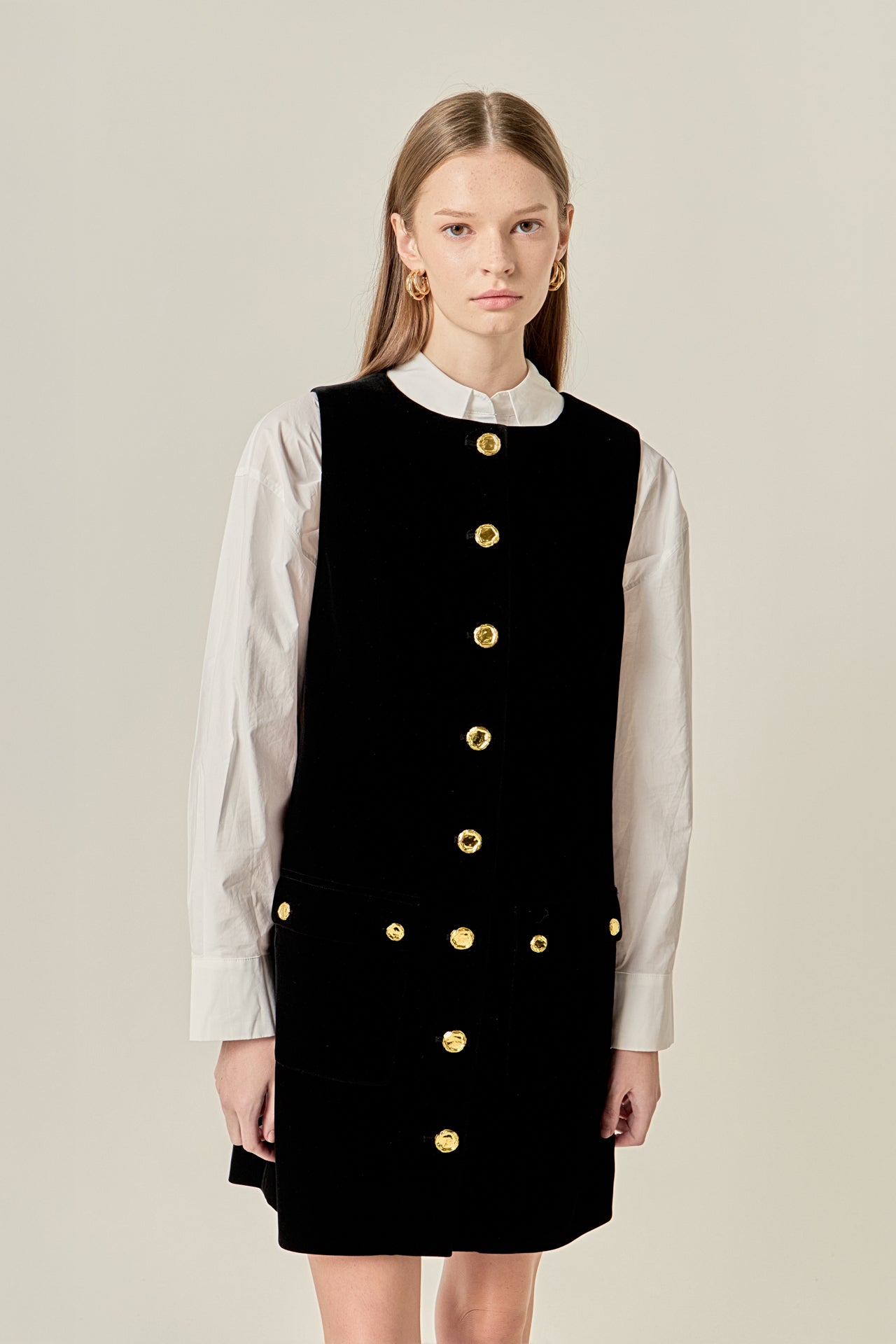 ENGLISH FACTORY - Velvet Mini Dress - DRESSES available at Objectrare