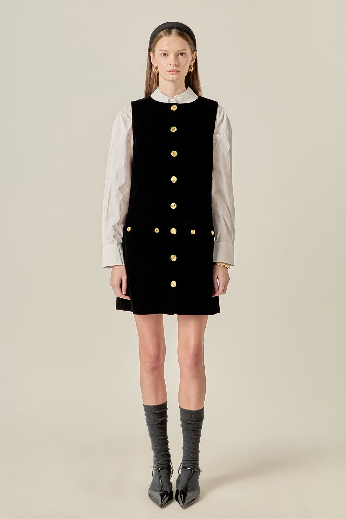 ENGLISH FACTORY - Velvet Mini Dress - DRESSES available at Objectrare