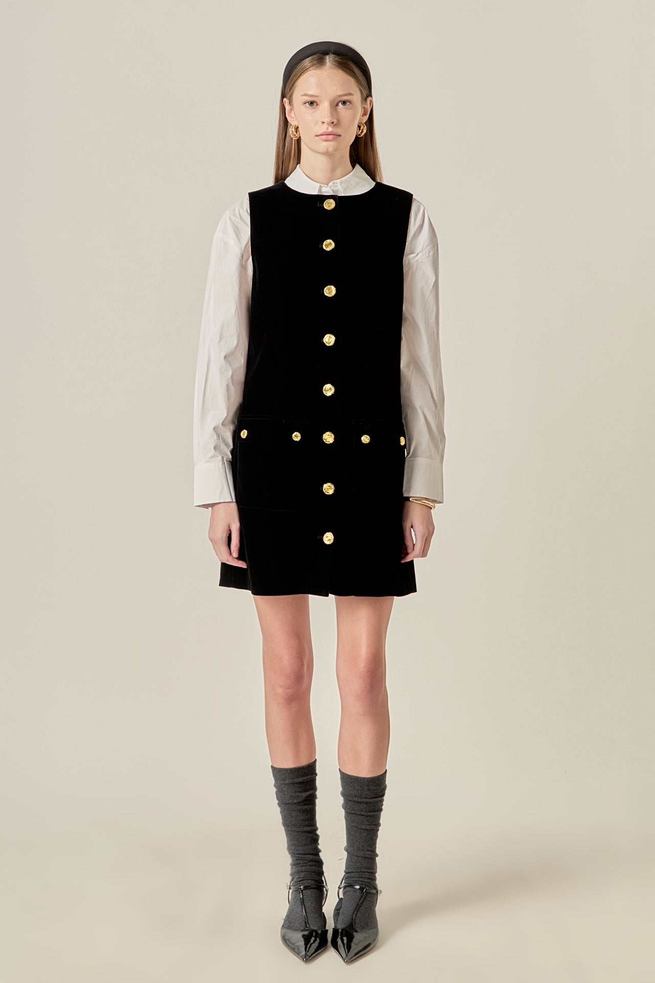 ENGLISH FACTORY - Velvet Mini Dress - DRESSES available at Objectrare