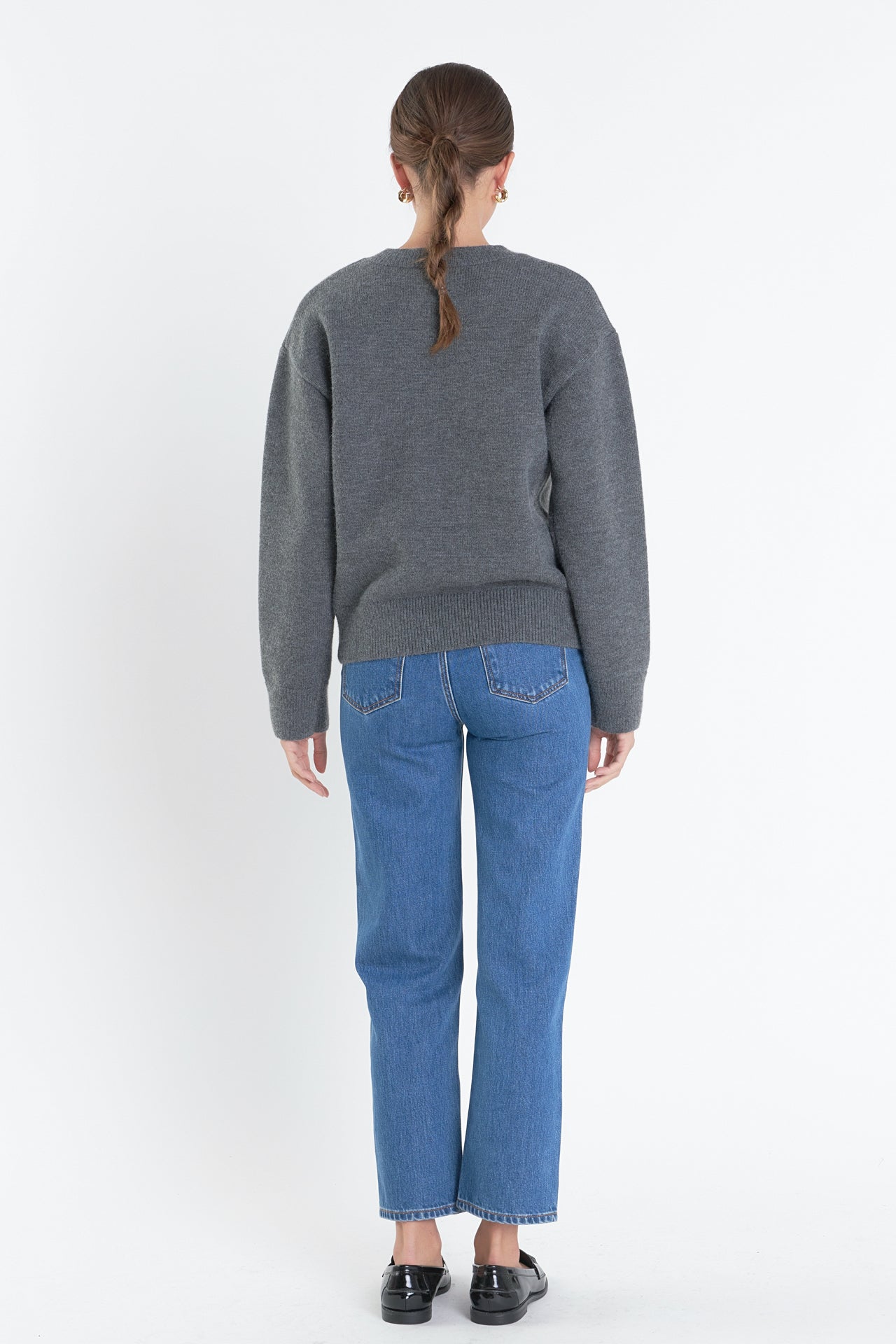 ENGLISH FACTORY - Heart Sweater - SWEATERS & KNITS available at Objectrare