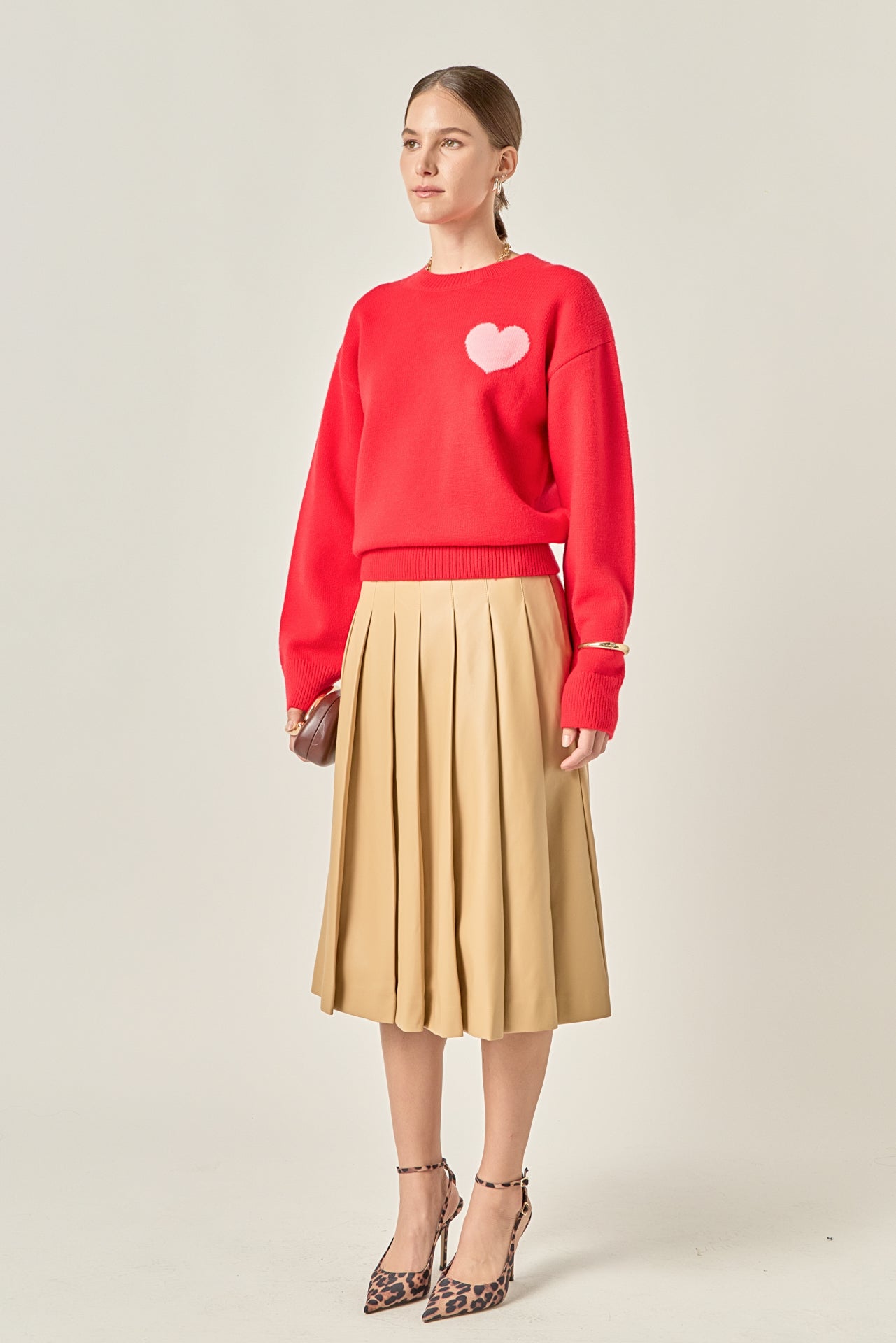 ENGLISH FACTORY - Heart Sweater - SWEATERS & KNITS available at Objectrare