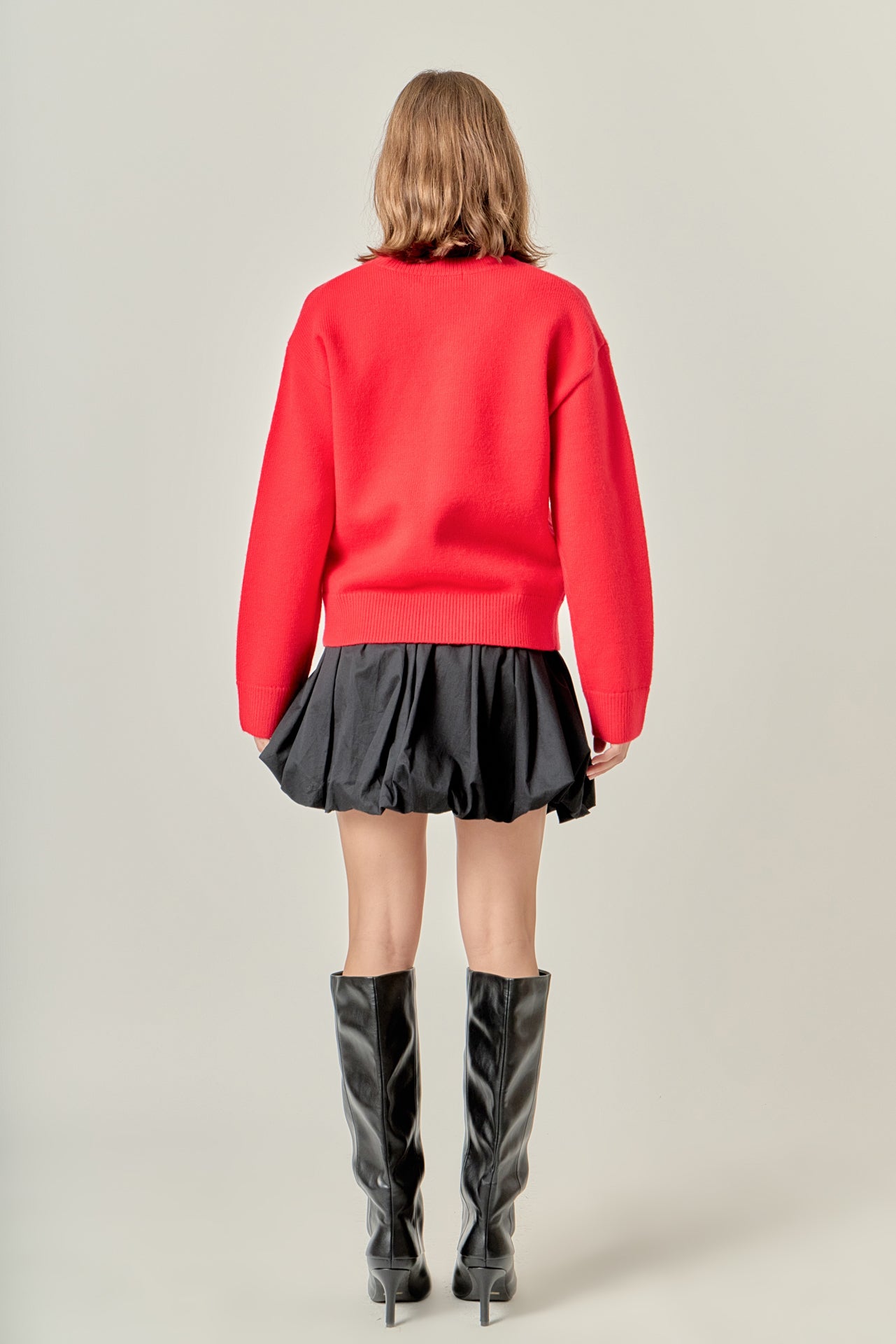 ENGLISH FACTORY - Heart Sweater - SWEATERS & KNITS available at Objectrare