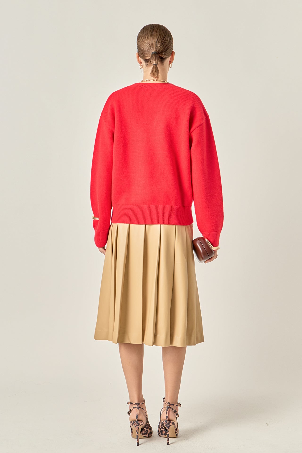 ENGLISH FACTORY - Heart Sweater - SWEATERS & KNITS available at Objectrare