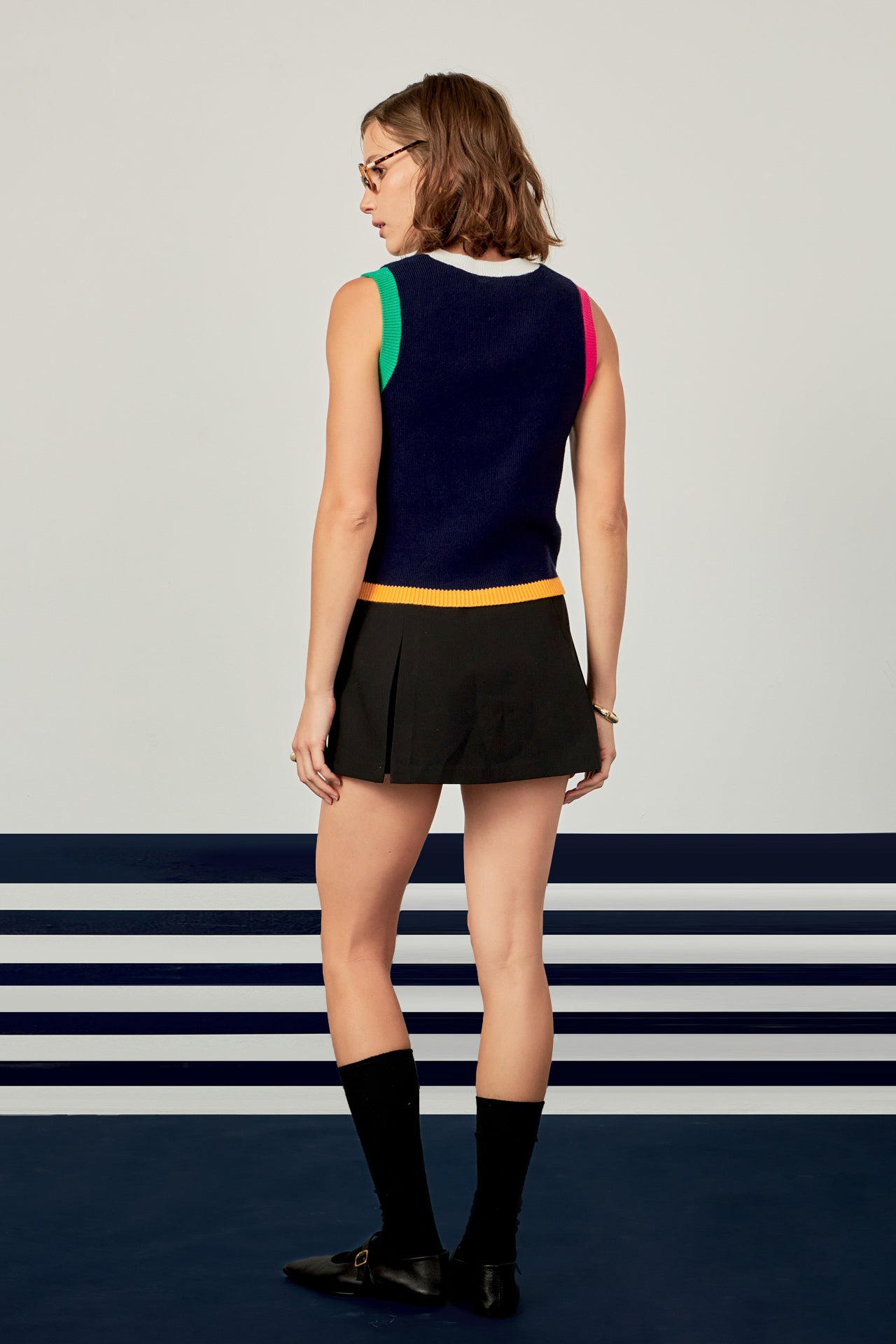 ENGLISH FACTORY - English Factory - Color Block Vest - TOPS available at Objectrare