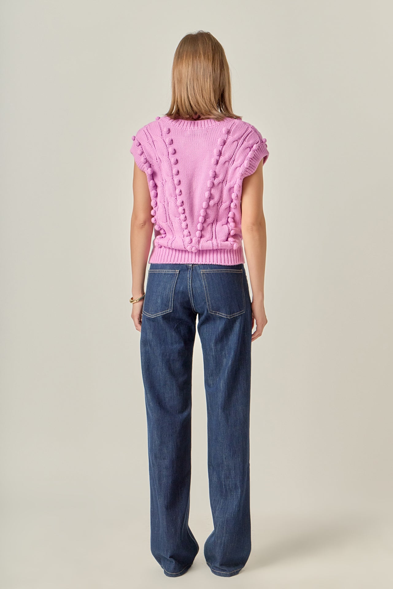 ENGLISH FACTORY - Pom Pom Vest - TOPS available at Objectrare
