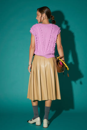 ENGLISH FACTORY - Pom Pom Vest - TOPS available at Objectrare