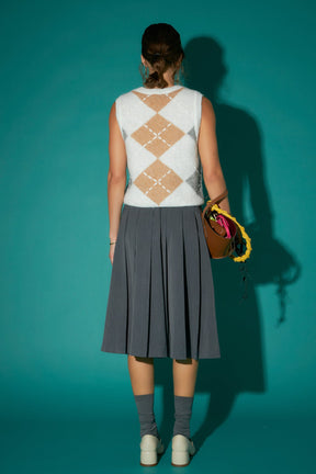 Argyle Knit Vest