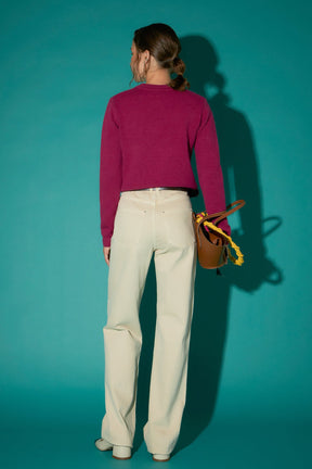 ENGLISH FACTORY - Bead Letter Knit - SWEATERS & KNITS available at Objectrare