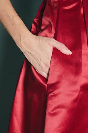 ENGLISH FACTORY - Sleeveless Flared Midi Dress - DRESSES available at Objectrare