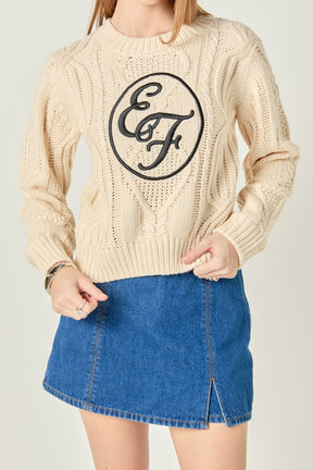ENGLISH FACTORY - Cable Knit - TOPS available at Objectrare