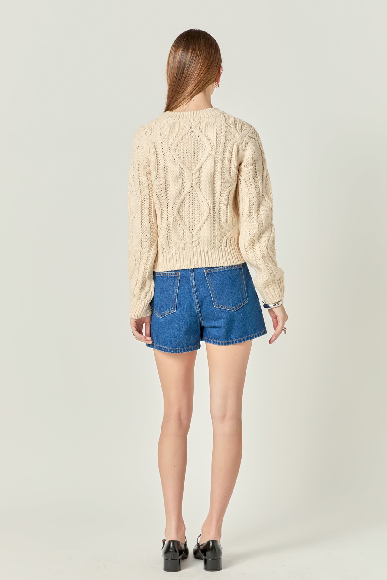 ENGLISH FACTORY - Cable Knit - TOPS available at Objectrare
