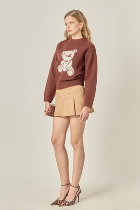 Olivia Teddy Bear Knit