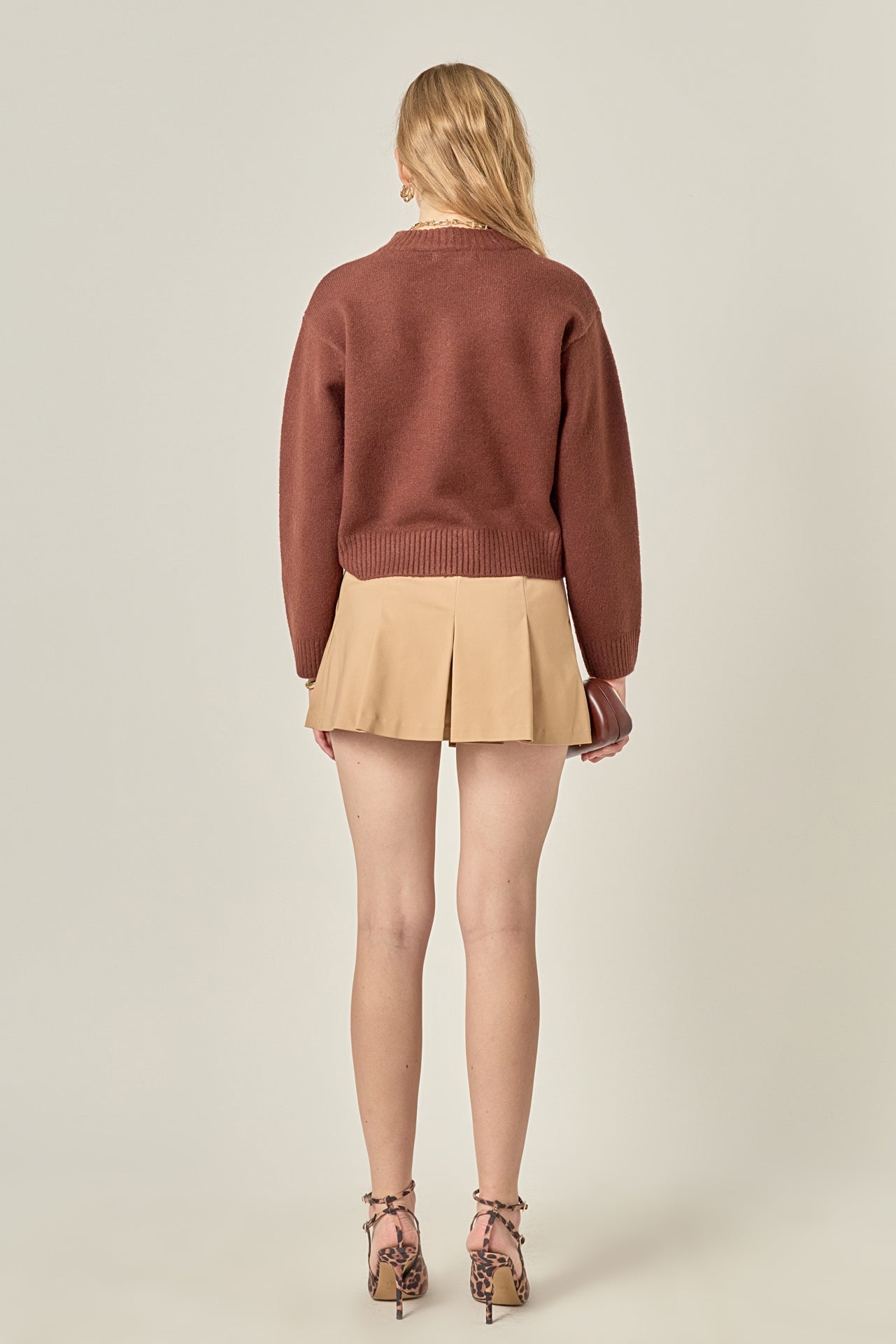 Olivia Teddy Bear Knit