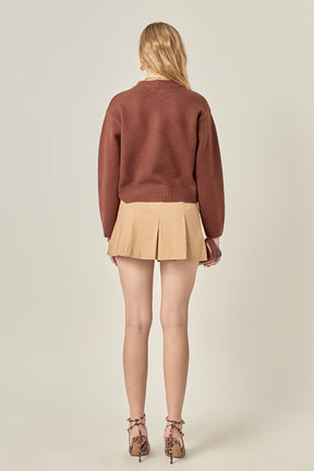 Olivia Teddy Bear Knit