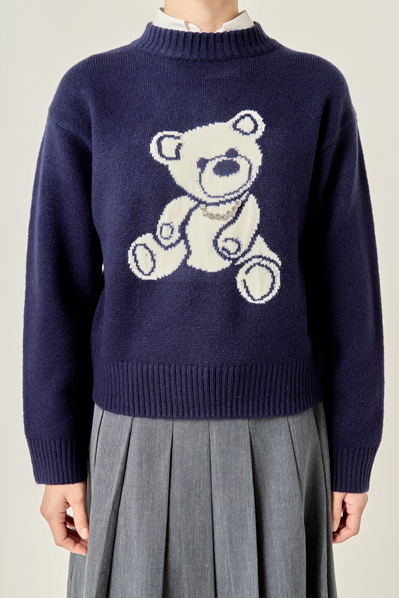 Olivia Teddy Bear Knit
