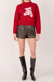 Olivia Teddy Bear Knit