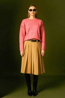 ENGLISH FACTORY - Top Stitch Knit - TOPS available at Objectrare