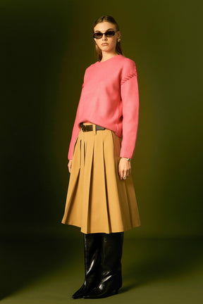 ENGLISH FACTORY - Top Stitch Knit - TOPS available at Objectrare