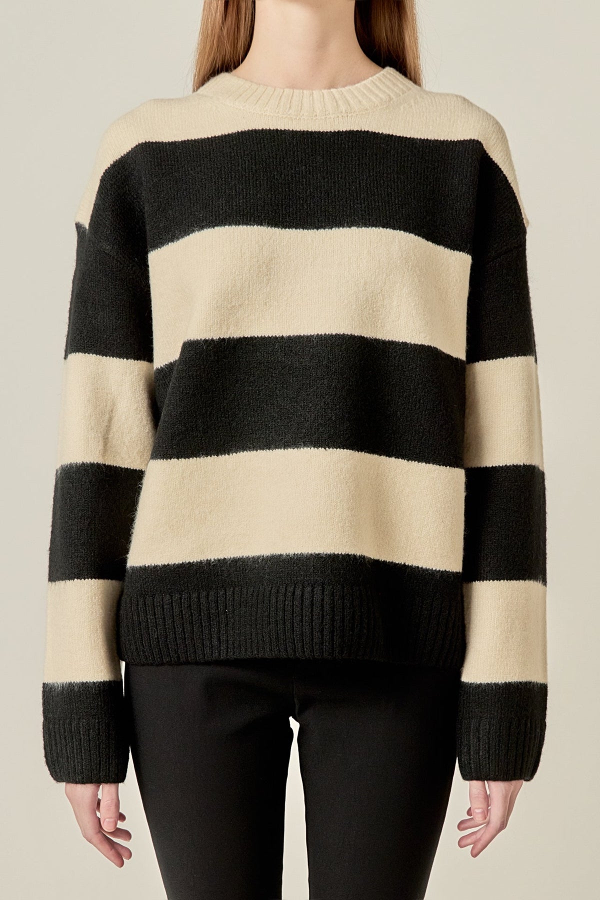ENGLISH FACTORY - Bold Stripe Knit - SWEATERS available at Objectrare