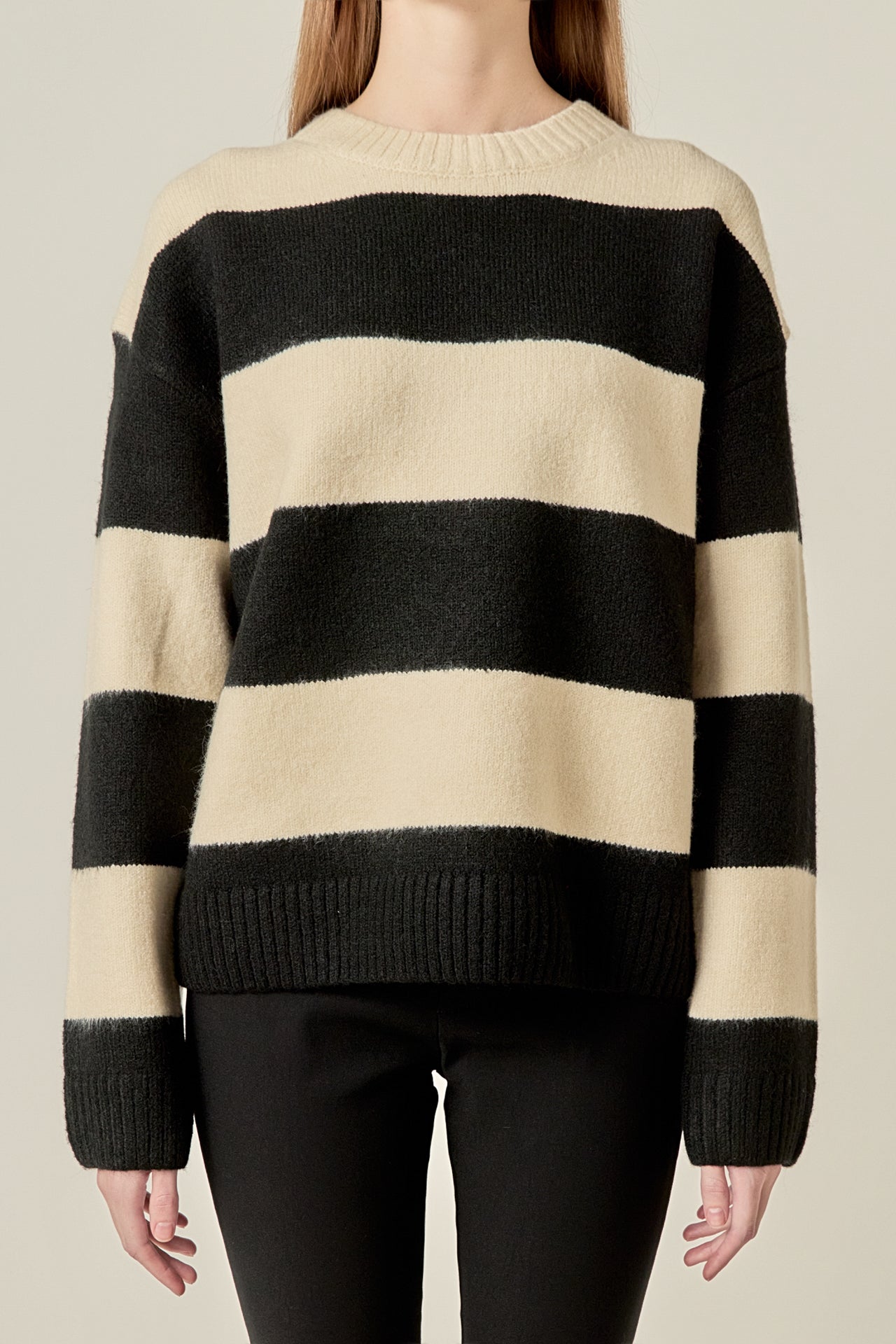ENGLISH FACTORY - Bold Stripe Knit - SWEATERS available at Objectrare