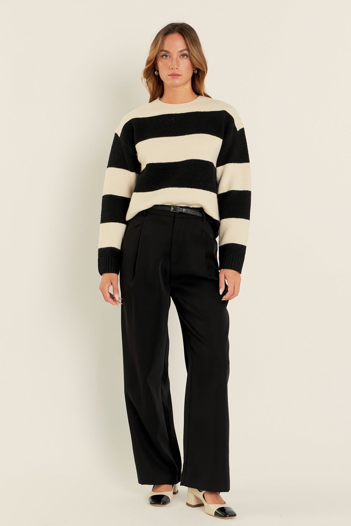 ENGLISH FACTORY - Bold Stripe Knit - TOPS available at Objectrare