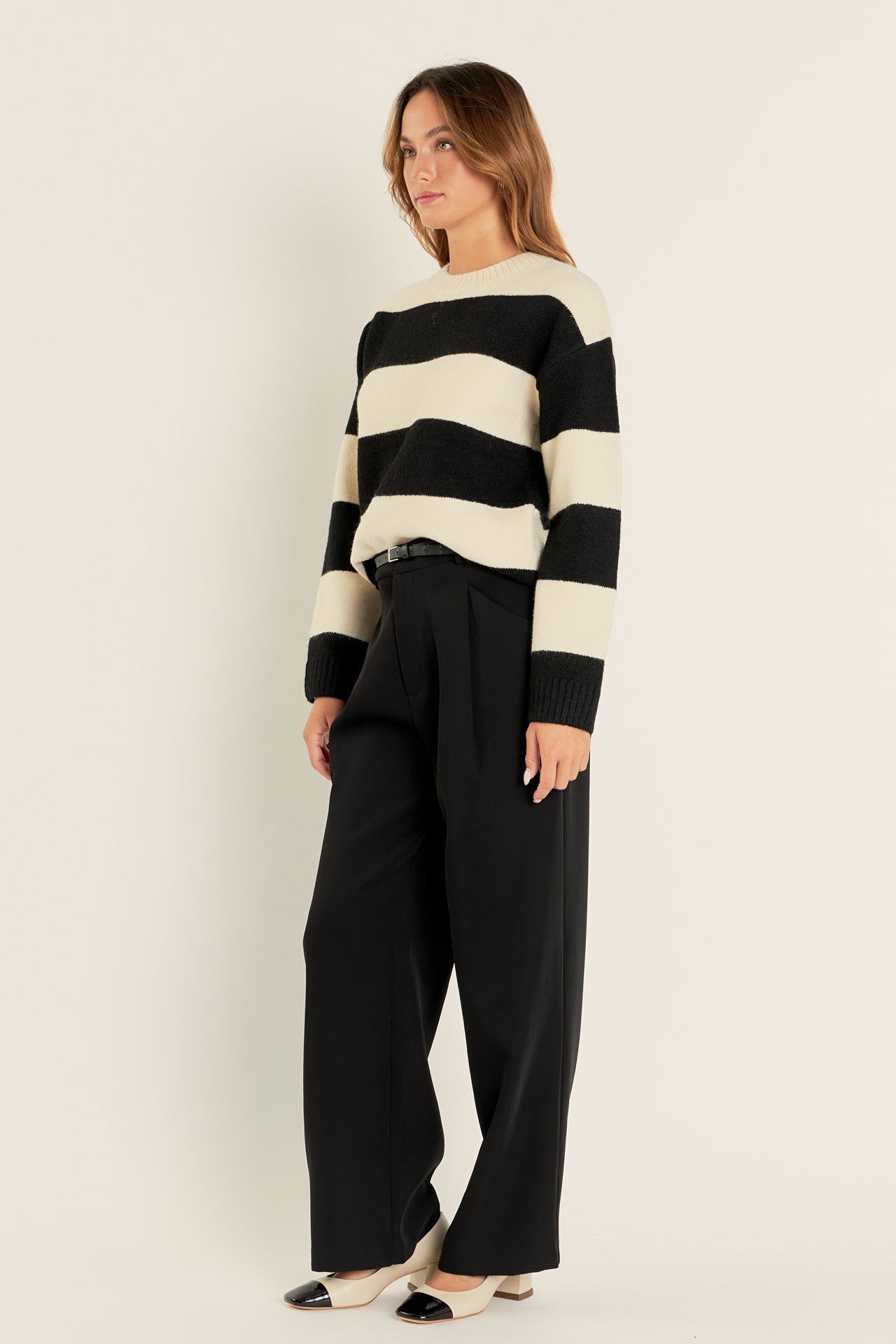 ENGLISH FACTORY - Bold Stripe Knit - SWEATERS available at Objectrare