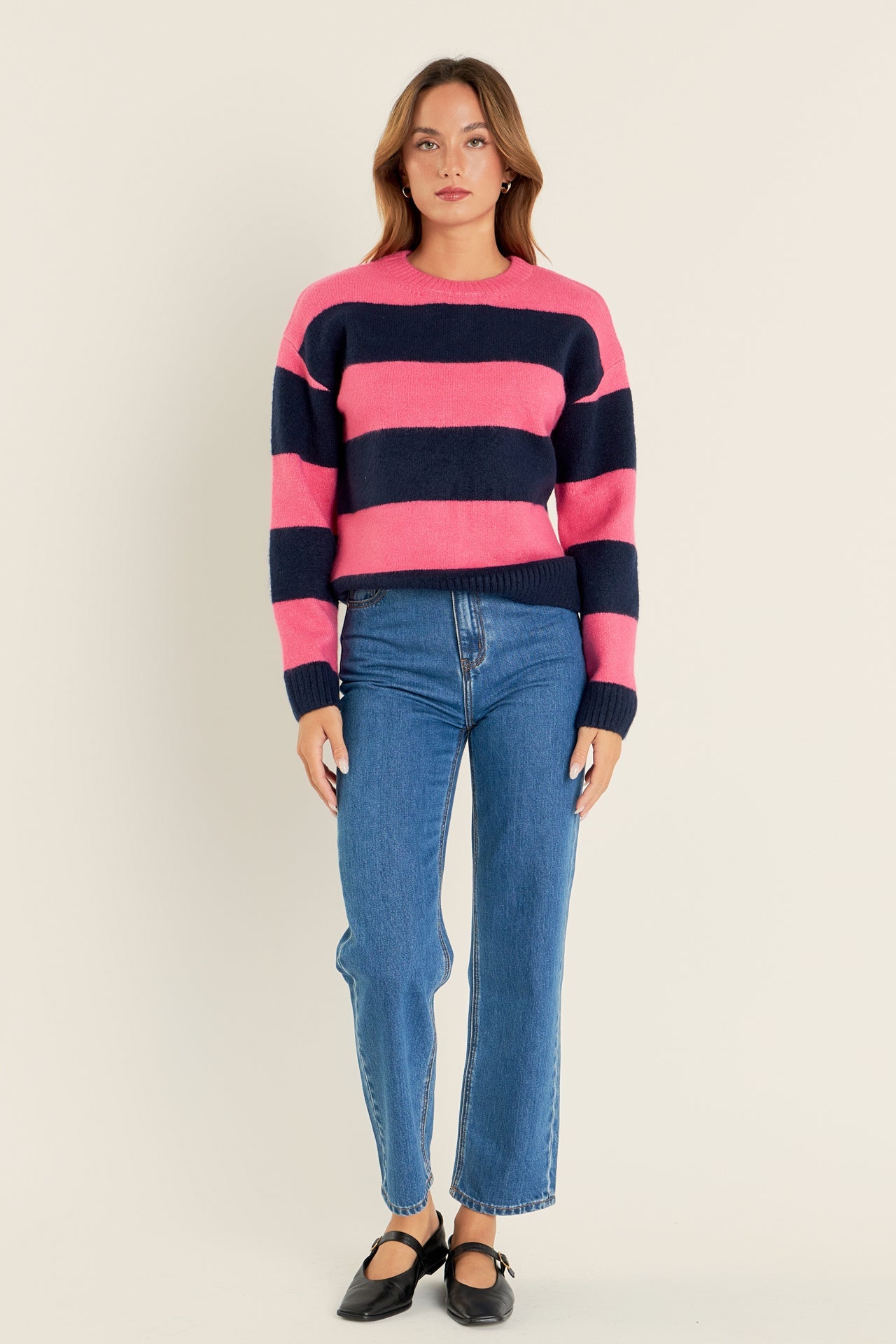 ENGLISH FACTORY - Bold Stripe Knit - SWEATERS available at Objectrare