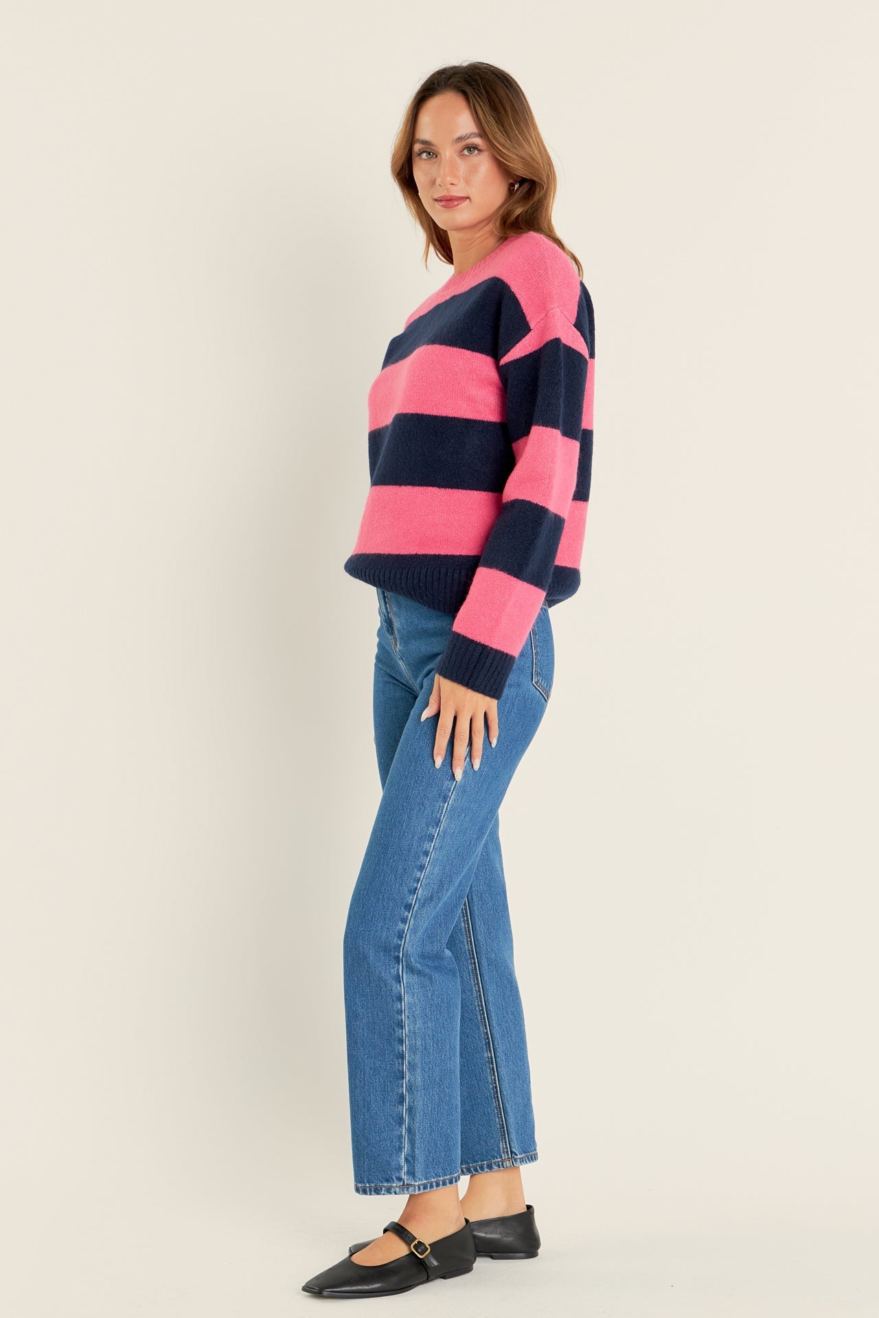 ENGLISH FACTORY - Bold Stripe Knit - SWEATERS available at Objectrare