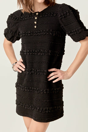 ENGLISH FACTORY - Smocked Mini Dress - DRESSES available at Objectrare