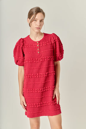 ENGLISH FACTORY - Smocked Mini Dress - DRESSES available at Objectrare