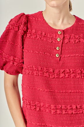 ENGLISH FACTORY - Smocked Mini Dress - DRESSES available at Objectrare