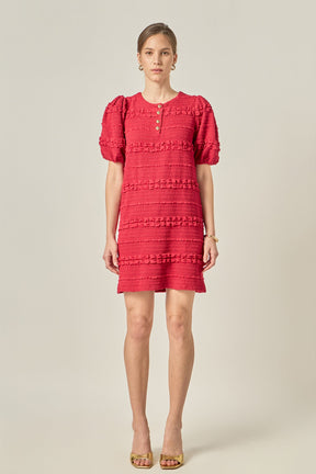 ENGLISH FACTORY - Smocked Mini Dress - DRESSES available at Objectrare
