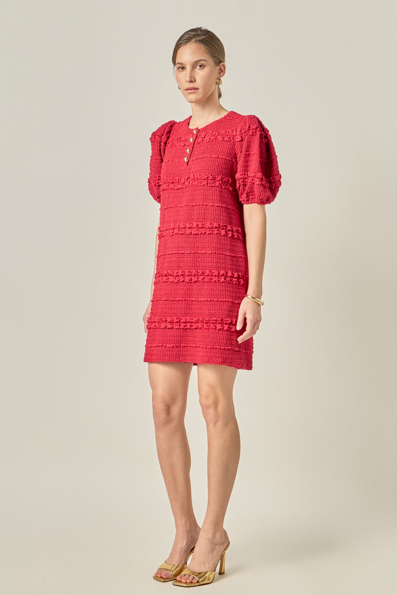 ENGLISH FACTORY - Smocked Mini Dress - DRESSES available at Objectrare