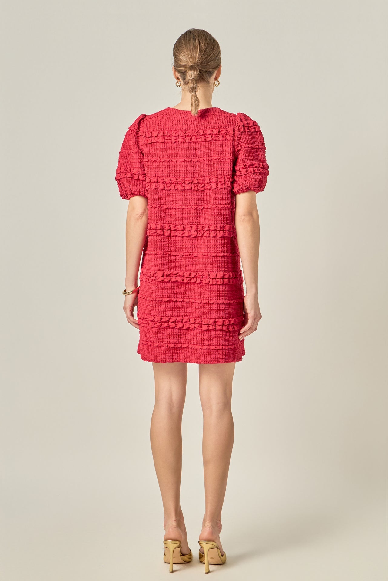 ENGLISH FACTORY - Smocked Mini Dress - DRESSES available at Objectrare