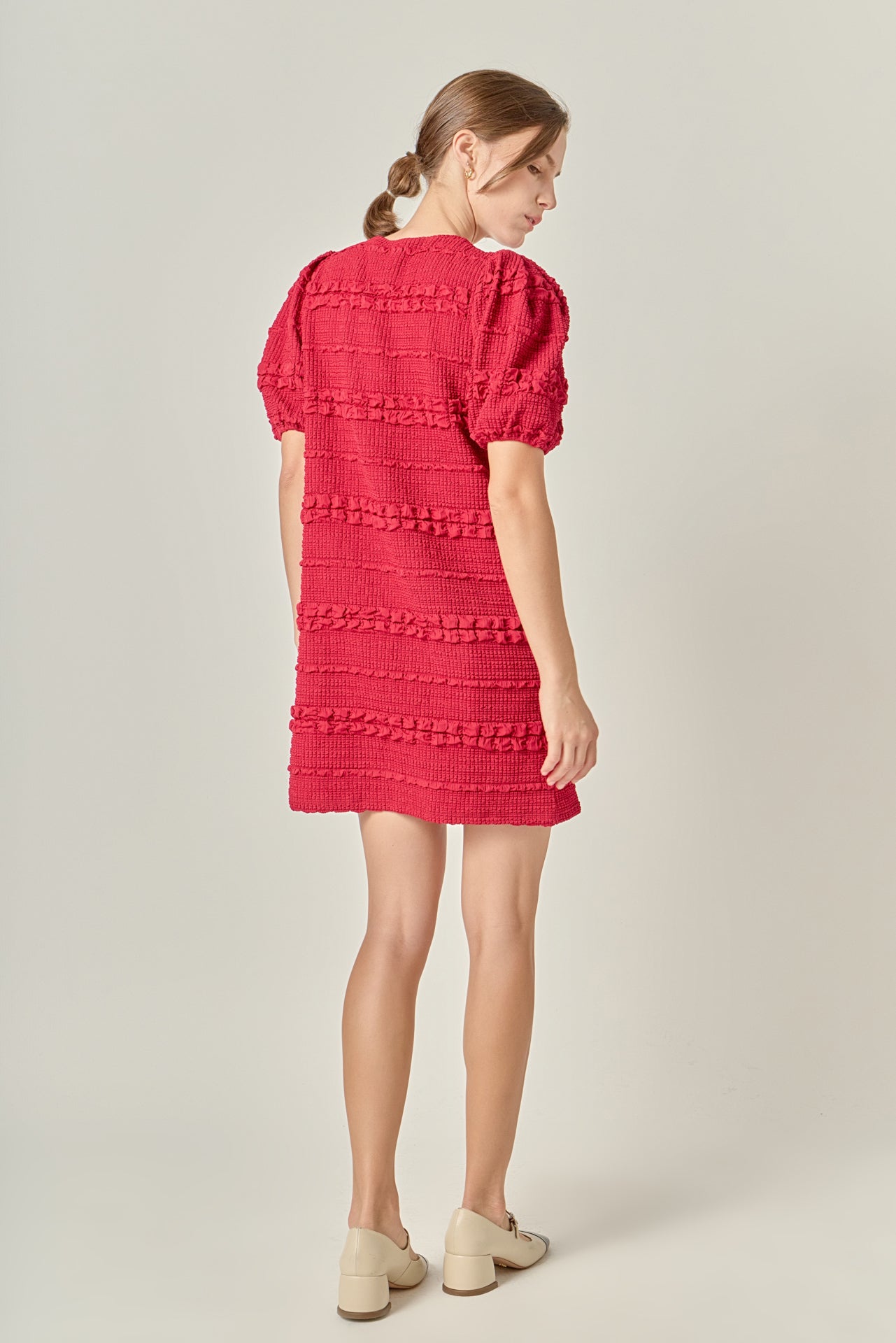 ENGLISH FACTORY - Smocked Mini Dress - DRESSES available at Objectrare