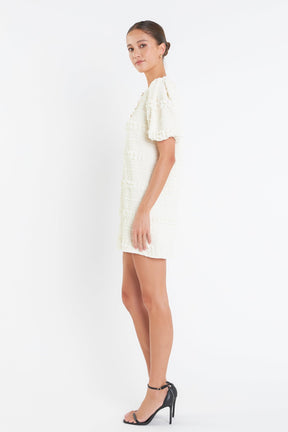 ENGLISH FACTORY - English Factory - Smocked Mini Dress - DRESSES available at Objectrare