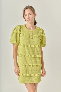 Petite Smocked Mini Dress