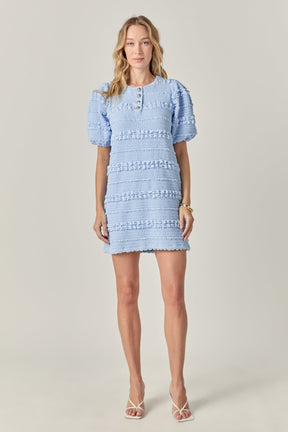 ENGLISH FACTORY - Smocked Mini Dress - DRESSES available at Objectrare