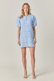 ENGLISH FACTORY - Smocked Mini Dress - DRESSES available at Objectrare