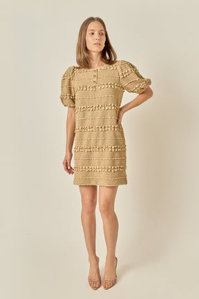 ENGLISH FACTORY - Smocked Mini Dress - DRESSES available at Objectrare