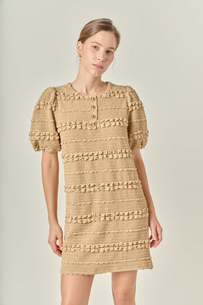 ENGLISH FACTORY - Smocked Mini Dress - DRESSES available at Objectrare