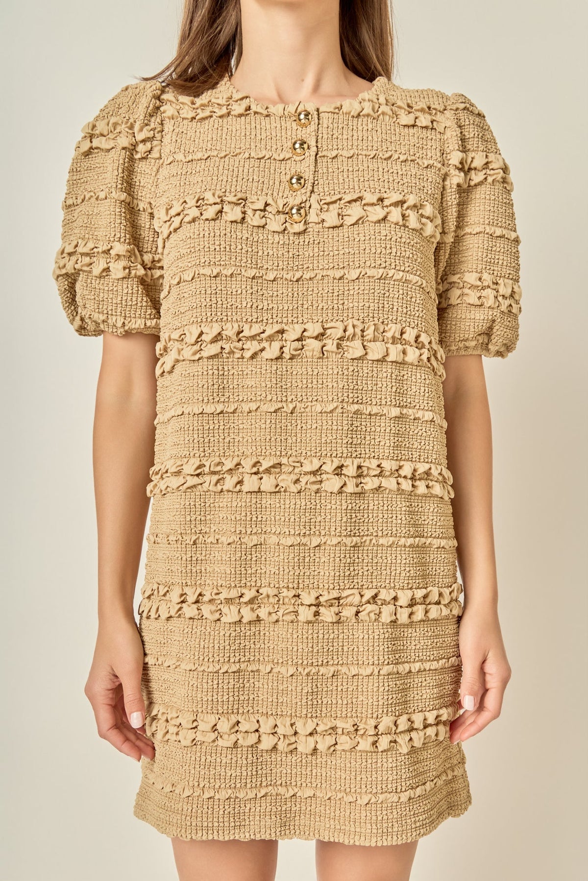 ENGLISH FACTORY - Smocked Mini Dress - DRESSES available at Objectrare