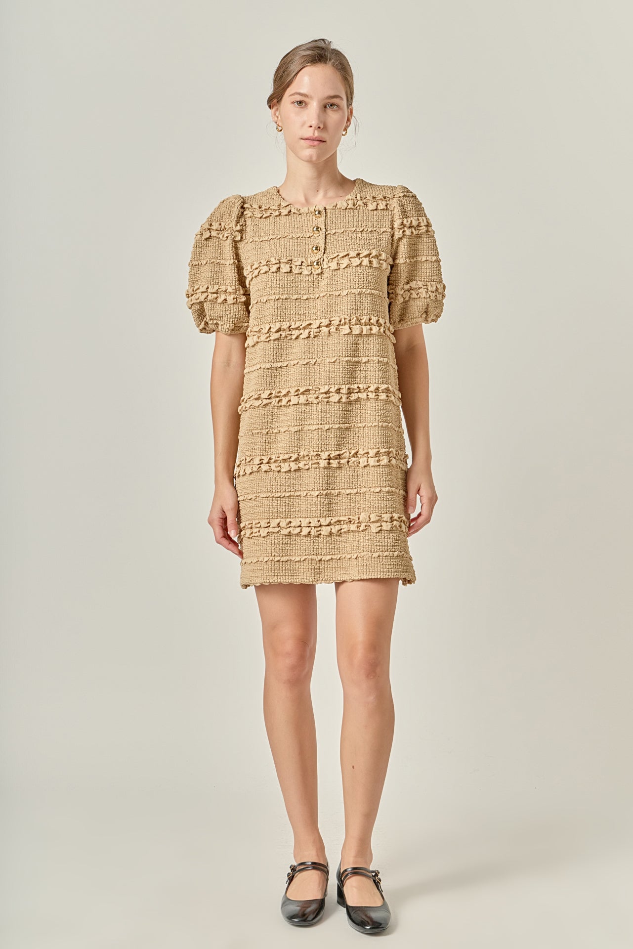 ENGLISH FACTORY - Smocked Mini Dress - DRESSES available at Objectrare