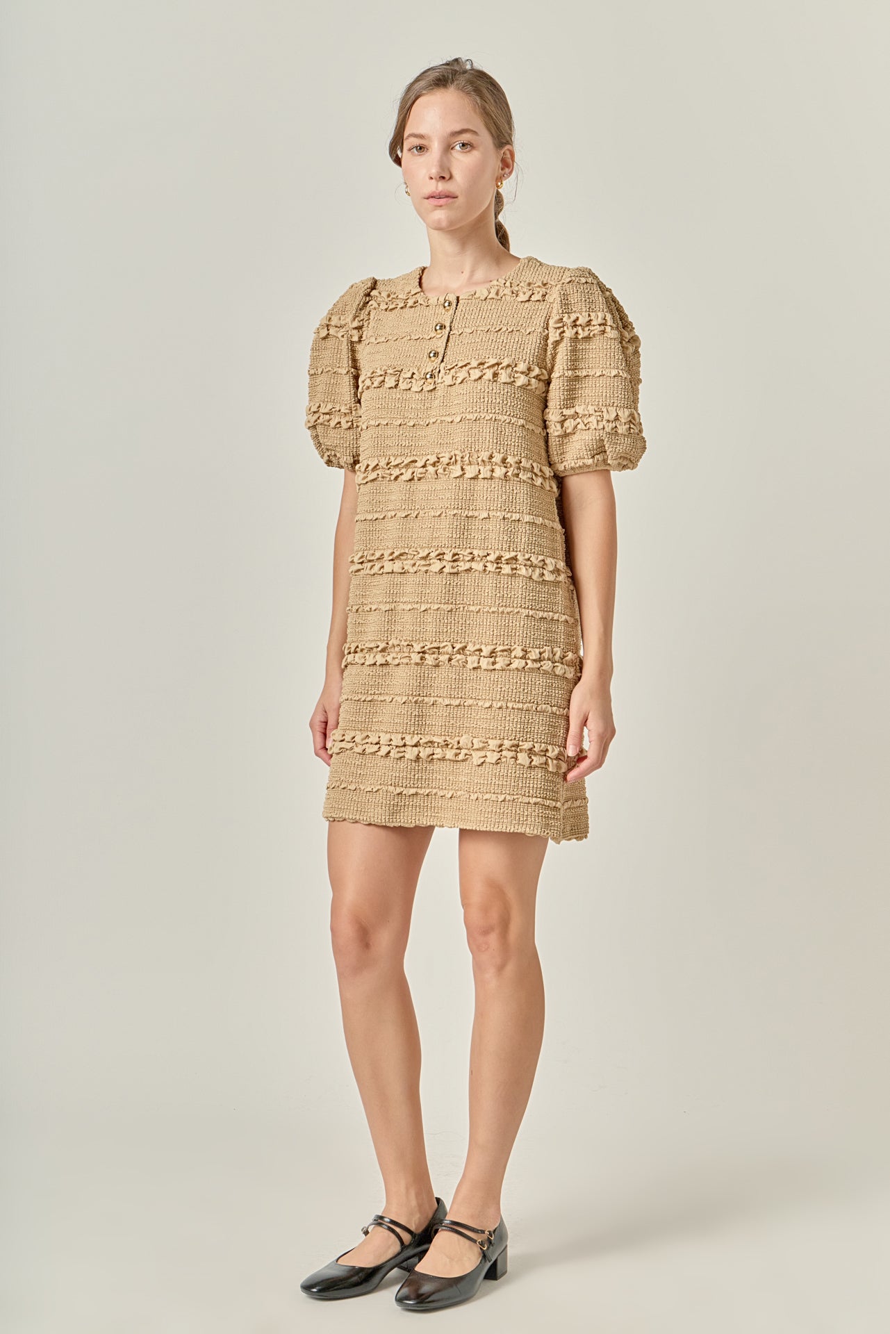 ENGLISH FACTORY - Smocked Mini Dress - DRESSES available at Objectrare