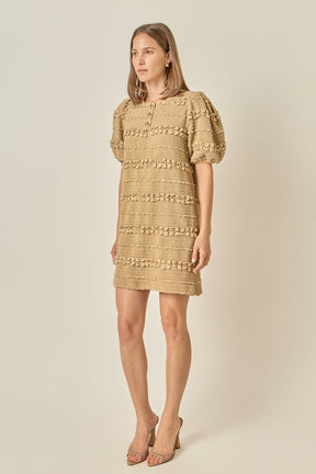 ENGLISH FACTORY - Smocked Mini Dress - DRESSES available at Objectrare