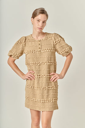 Petite Smocked Mini Dress